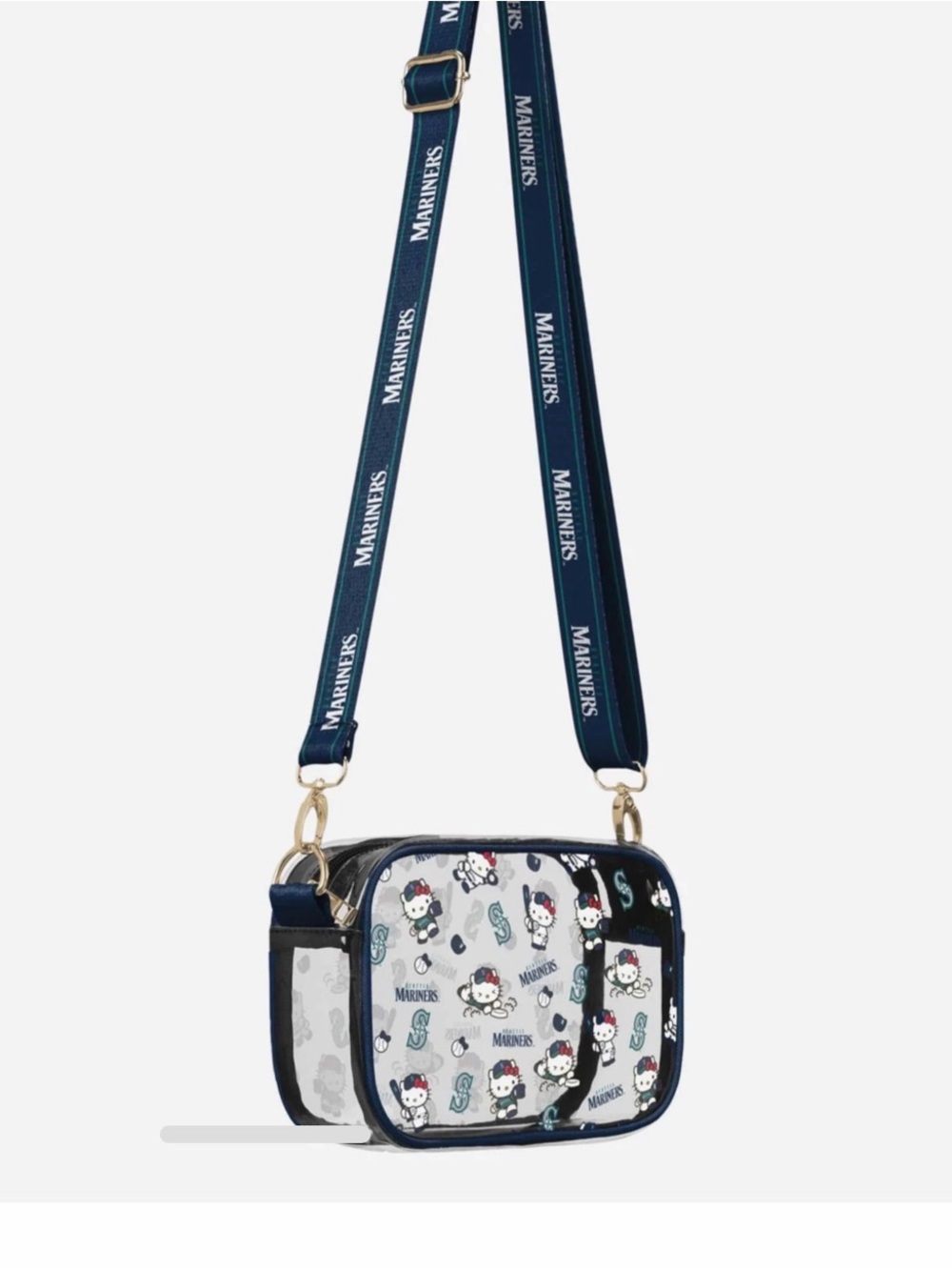 Hello Kitty Seattle Mariners Bag Stadium clear + (1) free Hello Kitty label